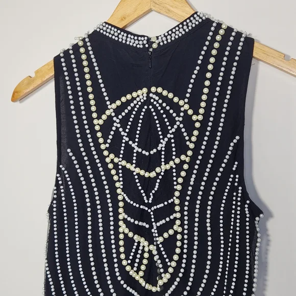 Moulinette Soeurs Anthropoligie Beaded Tank Top - Picture 11 of 12
